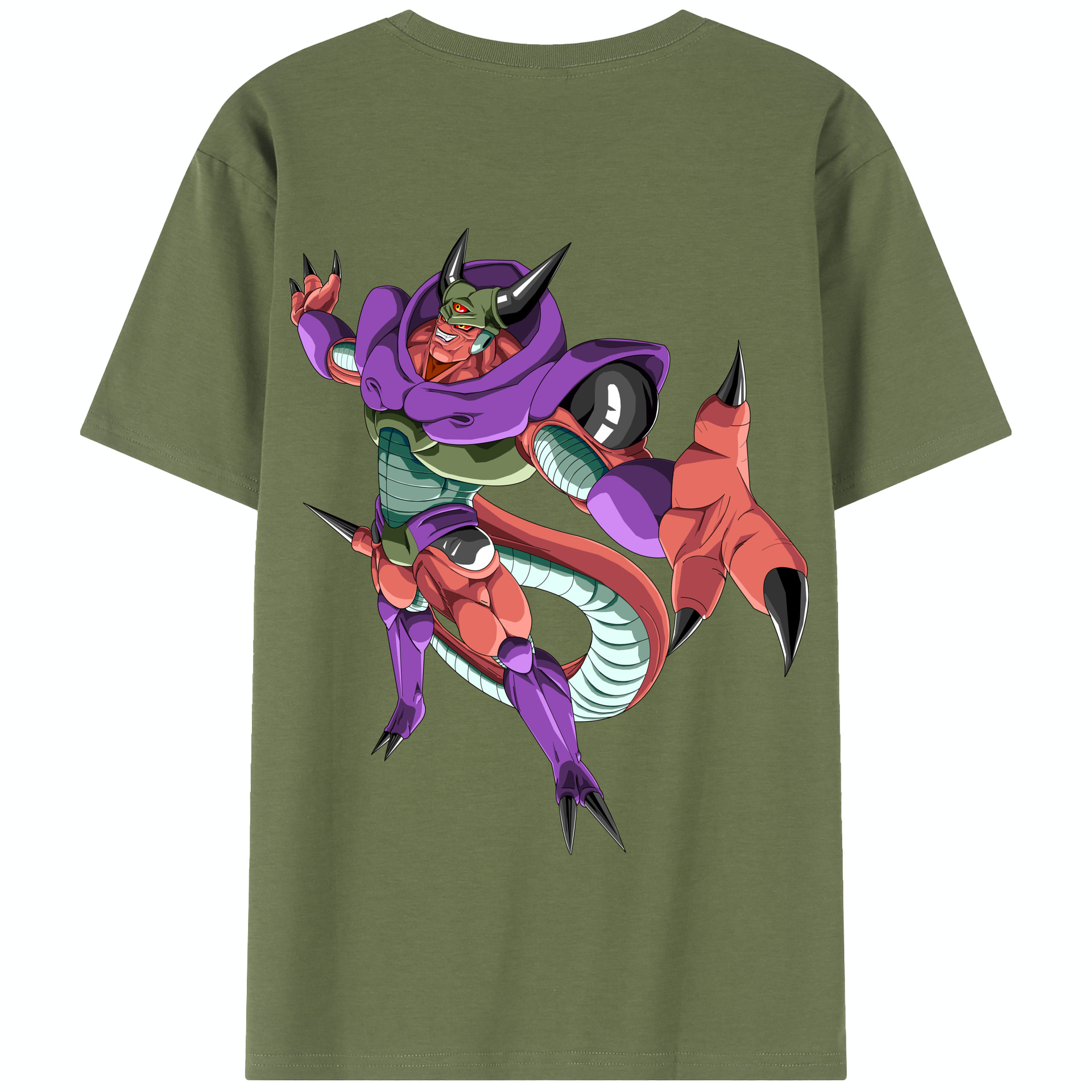 （画像用） ドラゴンボール ジャネンバ DRAGON BALL Janemba 綿100％半袖Tシャツ（背面プリント）